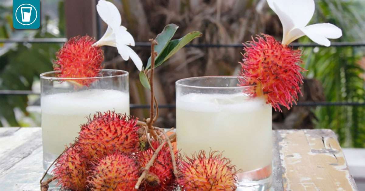 Cocktail Met Rambutan Limoen Discovered