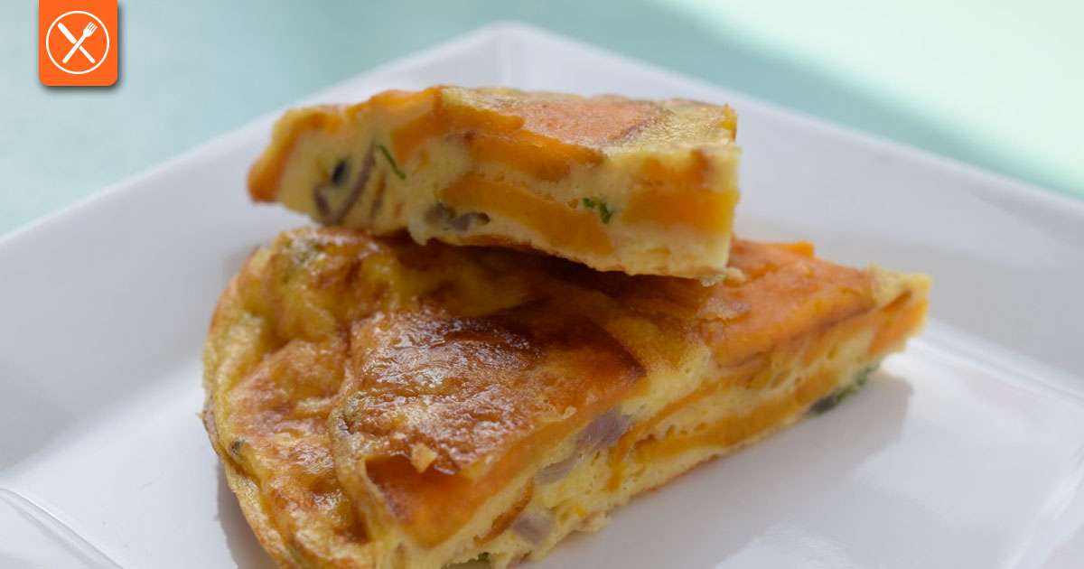 Tortilla van zoete aardappel